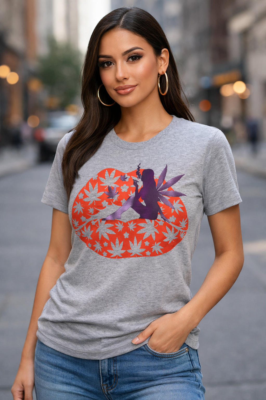 420 Fairy Lips Graphic Tee